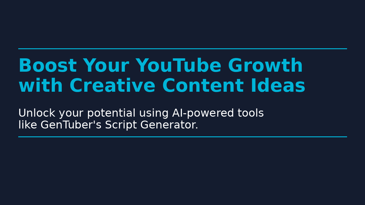 Never Run Out of YouTube Ideas Again: Proven Strategies to Boost Your Channel Growth